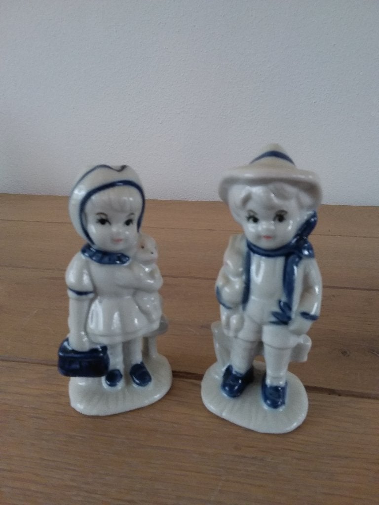 Delf blauw beeldjes, Ophalen of Verzenden