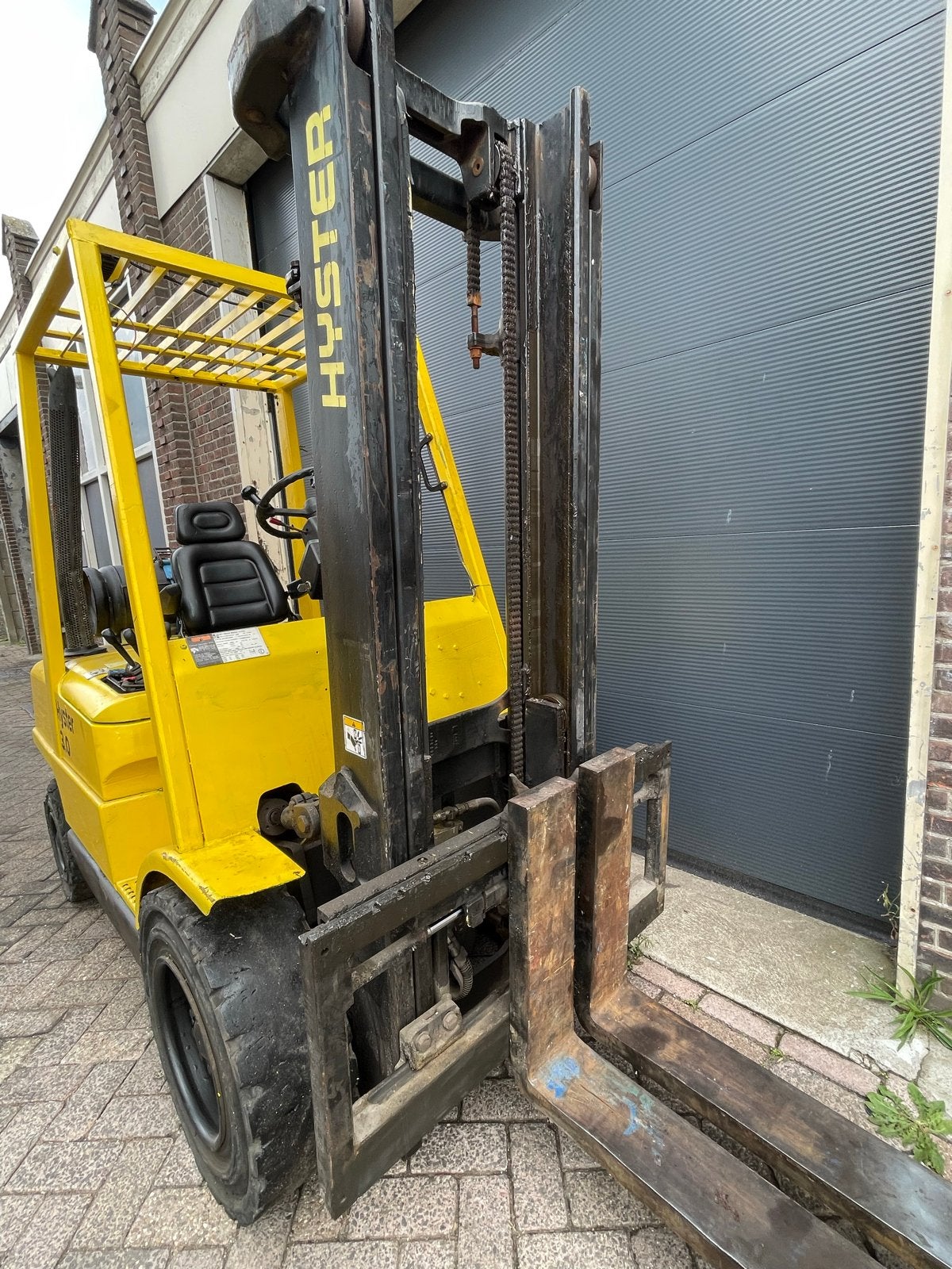 Hyster 3 ton heftruck met lange vorken (240cm), 3000 tot 4000 kg, Ophalen, LPG, Heftruck