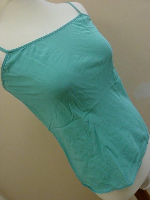 Zijden topje aqua blauw DIDI maat XS 34, Kleding | Dames, Blauw, Didi, Ophalen of Verzenden, Zo goed als nieuw