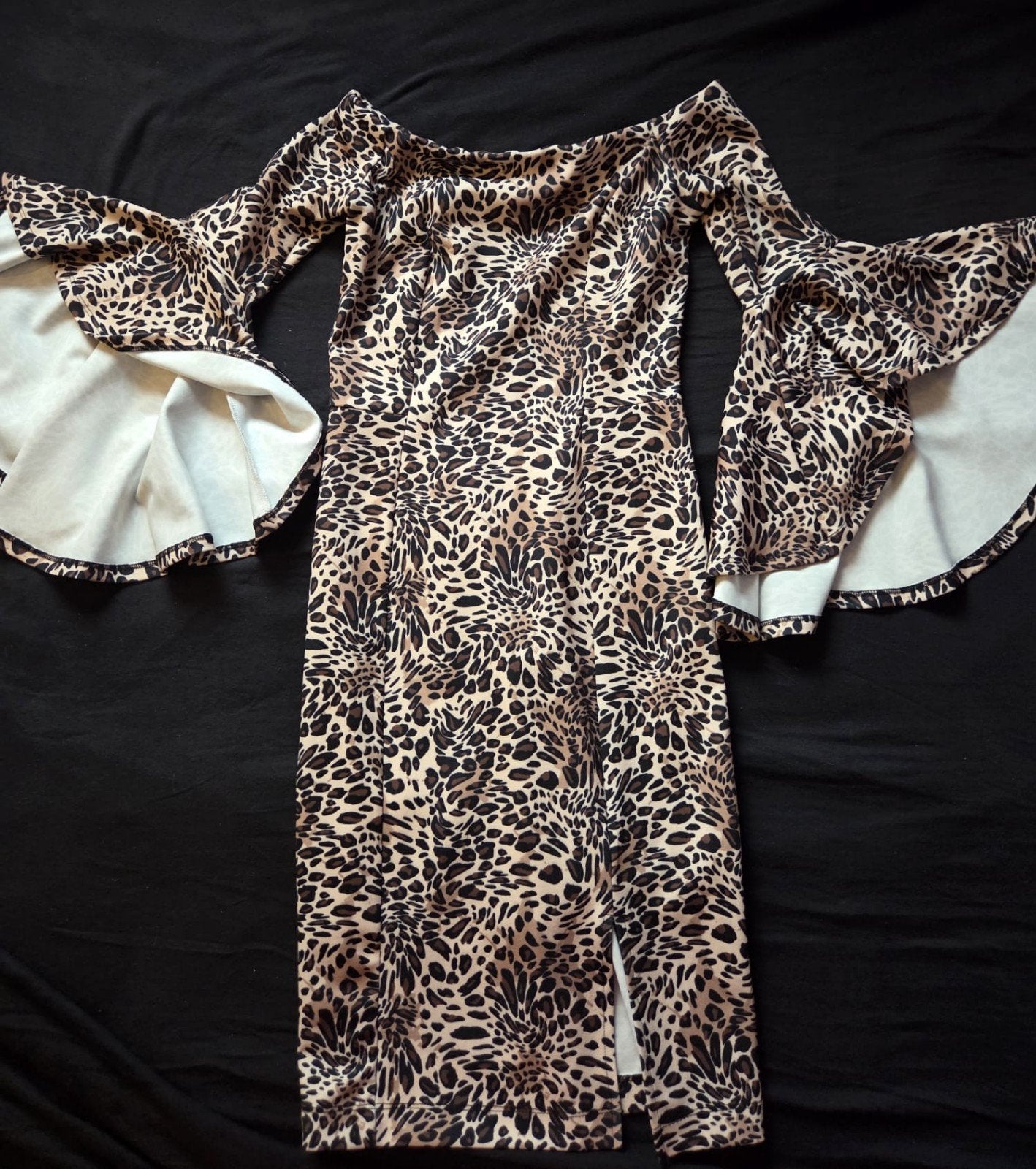 Bodyflirt Boutique Luipaardprint Jurk Maat 34 (XS), Meerkleurig, Ophalen of Verzenden, Zo goed als nieuw, Bodyflirt Boutique