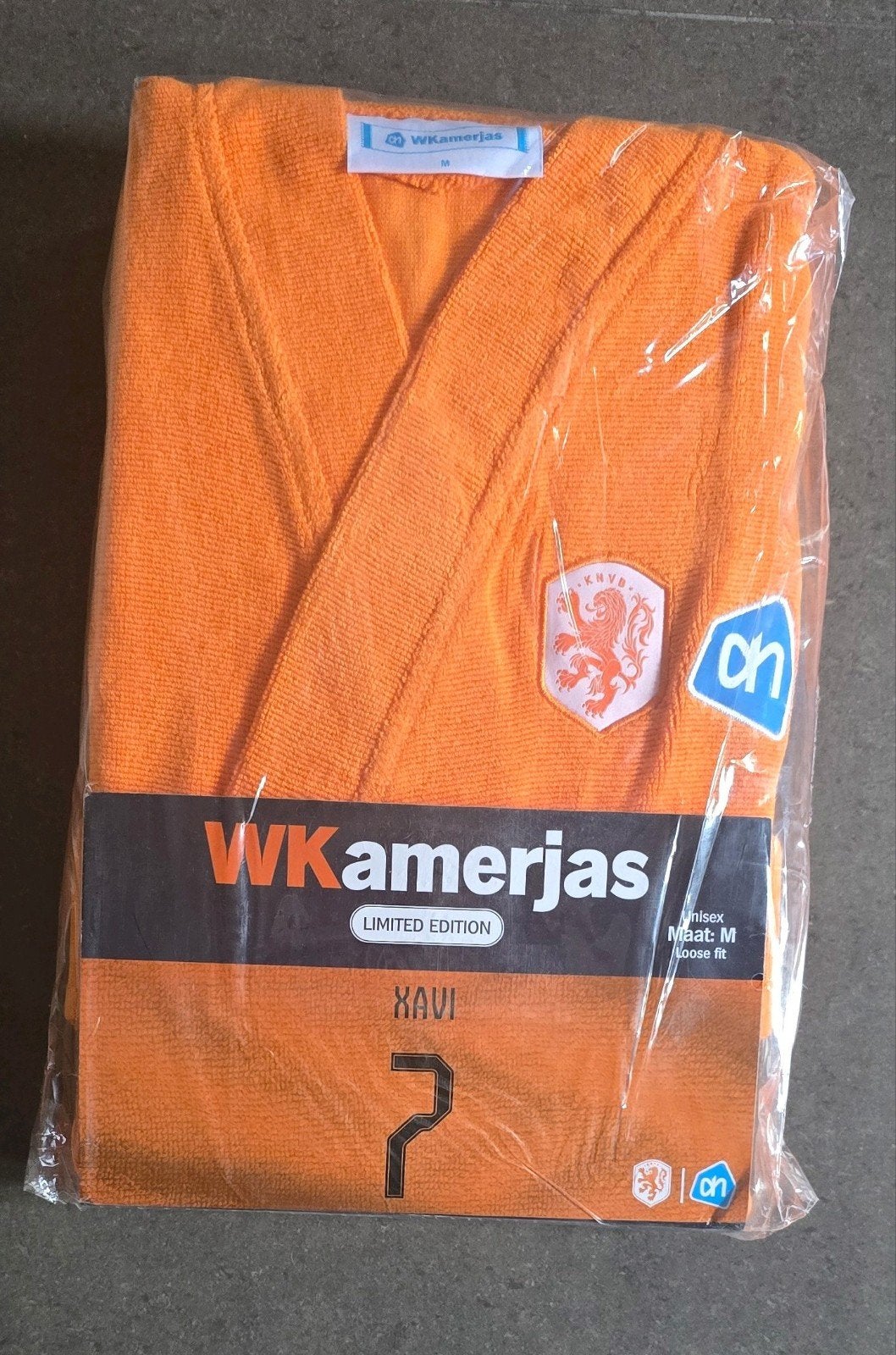 Wk kamerjas badjas xavi maat m nieuw, Ophalen of Verzenden, Nieuw