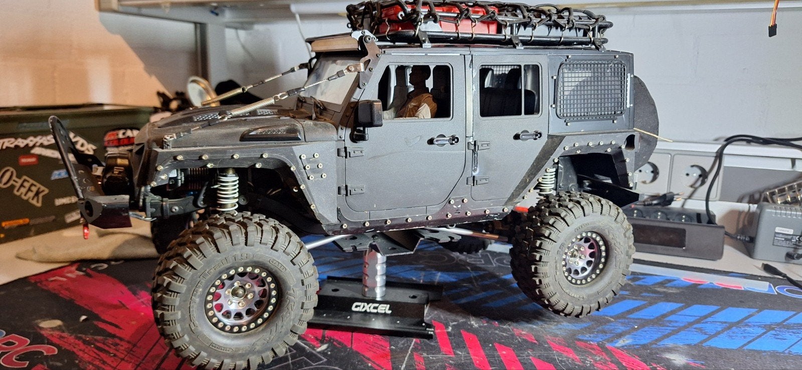 HPI Venture Builder Kit 1/10 crawler + 2 Jeep hardbody’s, Elektro, Gebruikt, Auto offroad, Ophalen of Verzenden