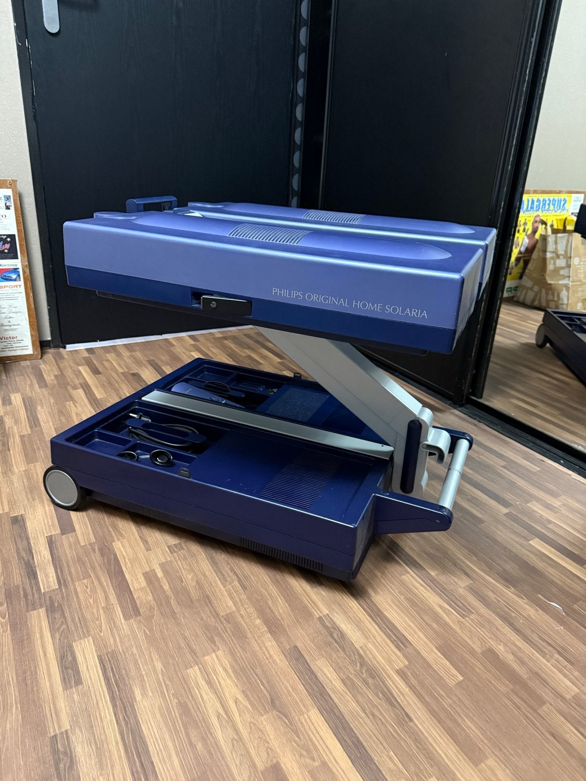 Philips Original Home Solaria Zonnebank - Compact en Draagba, Ophalen, Gebruikt, Zonnebank enkelzijdig, Minder dan 10 lampen
