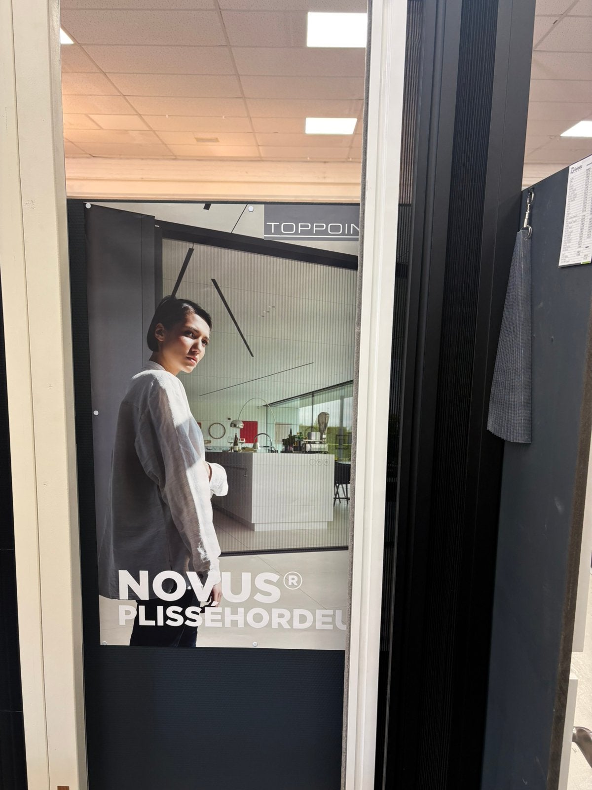 Plisse hordeur nieuw toppoint novus, Ophalen, Nieuw, Hordeur, 200 tot 215 cm