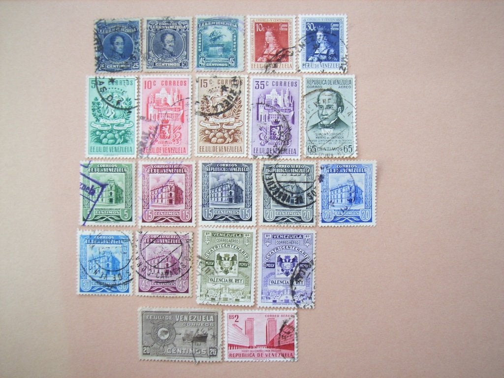 BL   Venezuela uit 615-621/711-713/ 1080-1104, Ophalen of Verzenden, Gestempeld, Zuid-Amerika