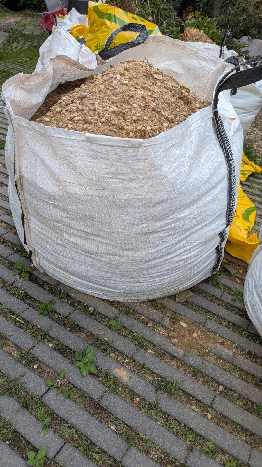 Big bag zand x8 - gratis afhalen, Tuin en Terras, Ophalen, Gebruikt, Ophoogzand