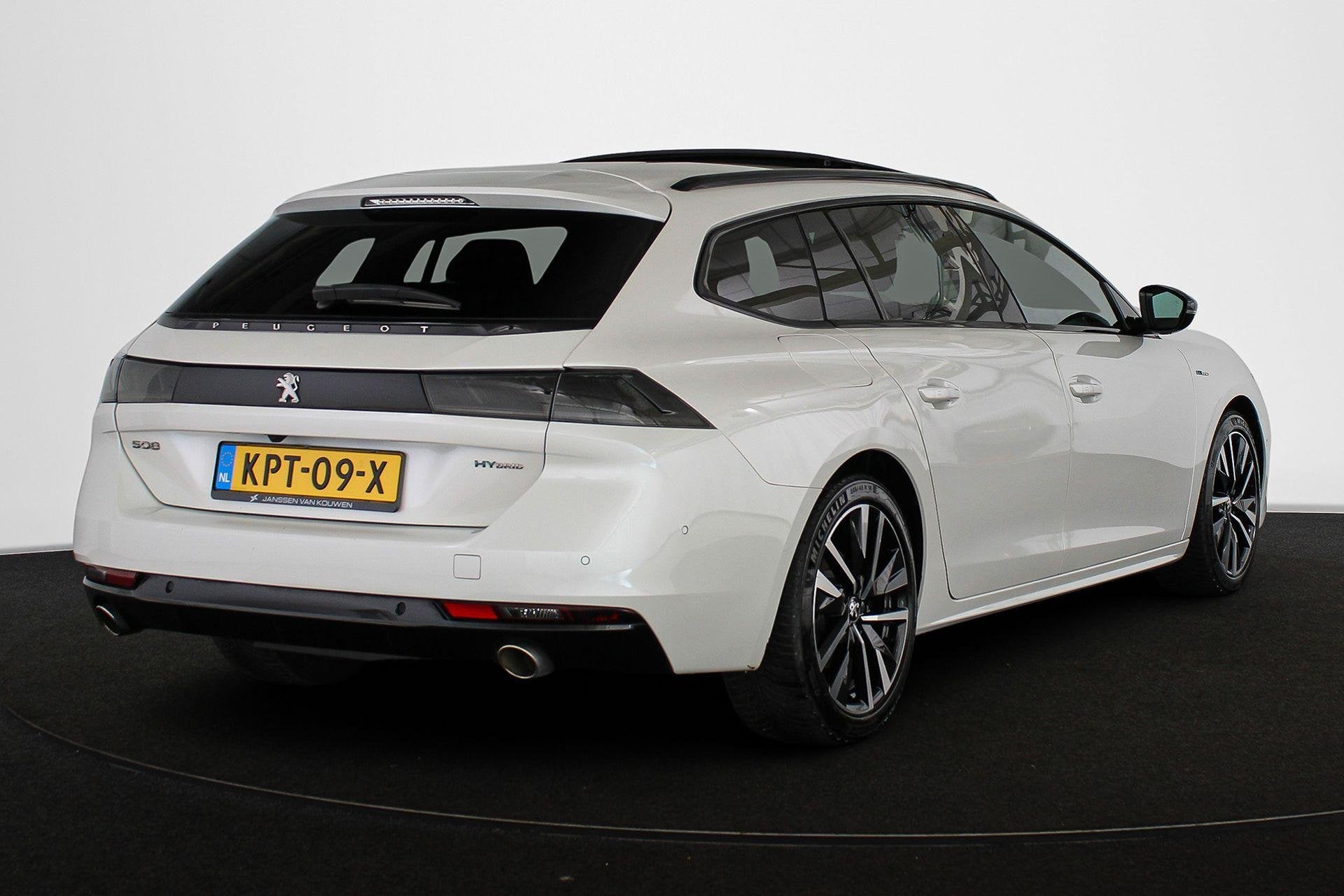Peugeot 508 SW 1.6 HYbrid GT Line SOH 91.5% Panoramadak Napp, 745 kg, Automatische klimaatregeling, Gebruikt, 4 cilinders