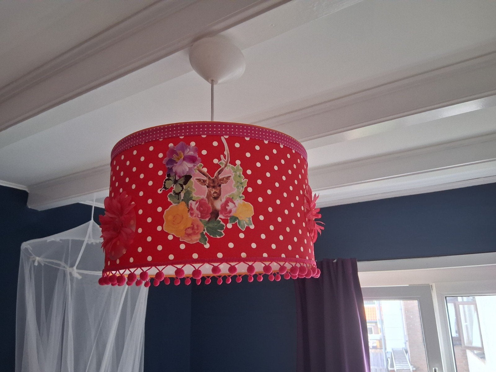 Leuke lamp kinderkamer, gratis af te halen, Ophalen, Overige materialen, Gebruikt, E27 (groot)