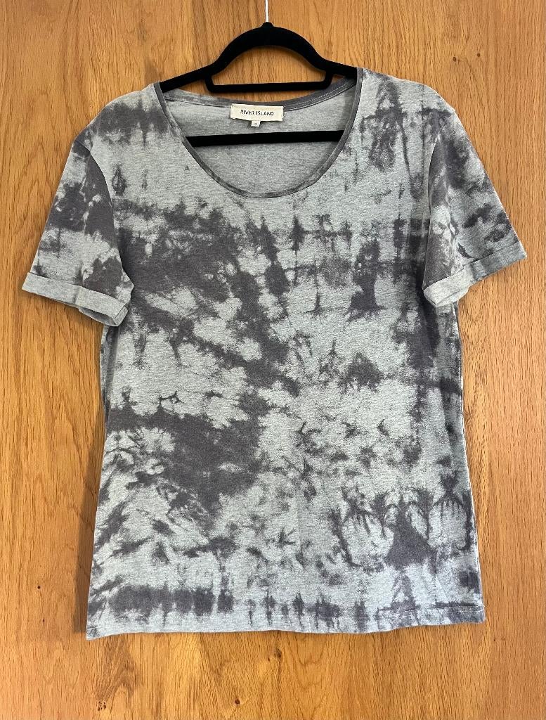 Tie Dye T-shirt Heren | River Island (S), Maat 48/50 (M), Ophalen of Verzenden, Zo goed als nieuw, River Island