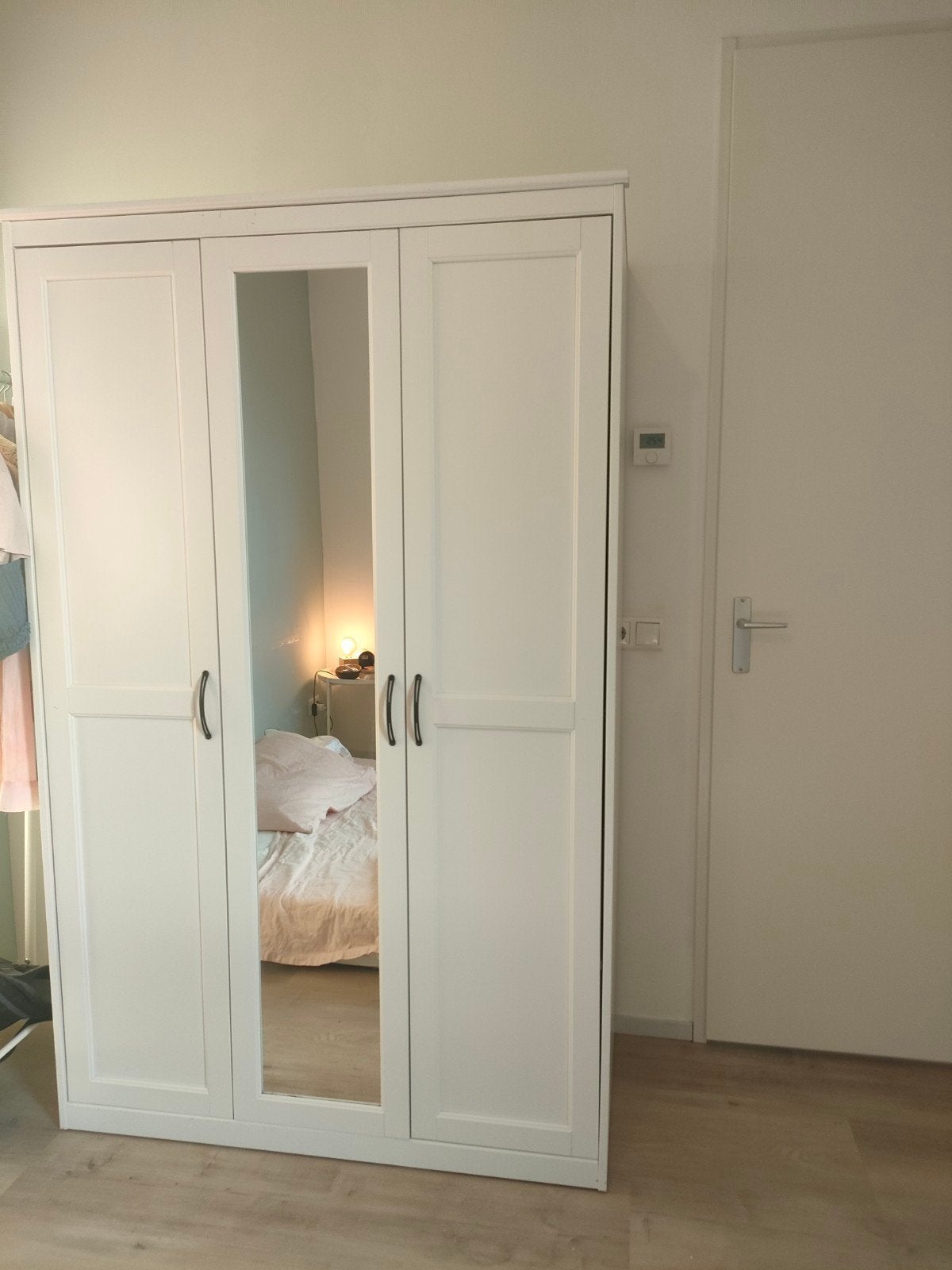 IKEA SONGESAND kast met spiegeldeur, Ophalen, Met deur(en), Gebruikt, 200 cm of meer