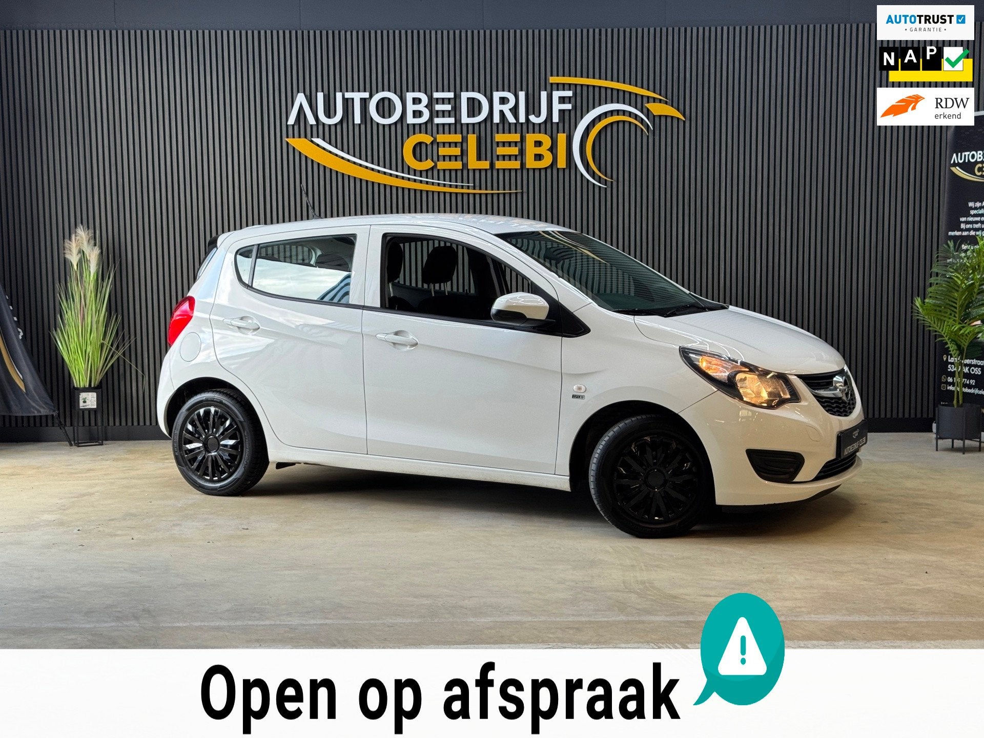 Opel KARL 1.0 ecoFLEX 120 Jaar Edition 2019 WIT CRUISE|AIRCO, Stof, Gebruikt, Wit, Origineel Nederlands