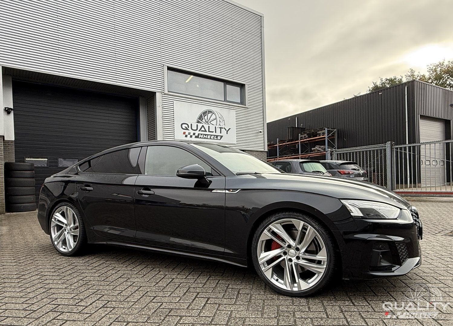 20” Org Audi A5 S5 2007-2026, RS4 B8 Velgen + Banden 265/30/, Gebruikt, -, 265 mm, -