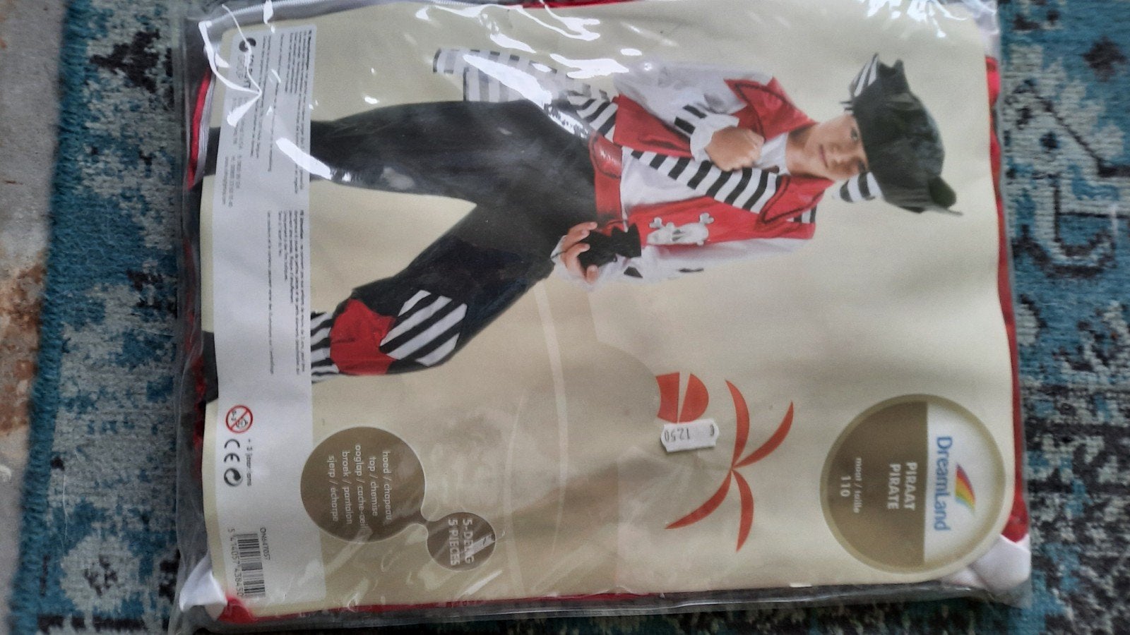Piratenpak voor kinderen, Kinderen en Baby's, Carnavalskleding en Verkleedspullen, Nieuw, Jongen of Meisje, 122 t/m 128, Ophalen of Verzenden