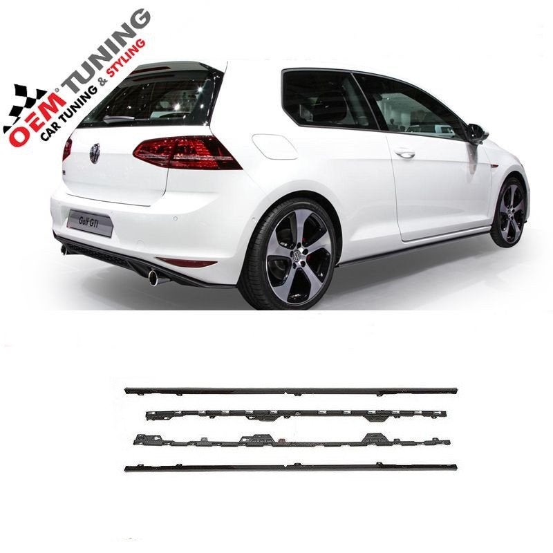 Sideskirts voor Golf 7 GTI/GTD Look OEM 2012‑2017