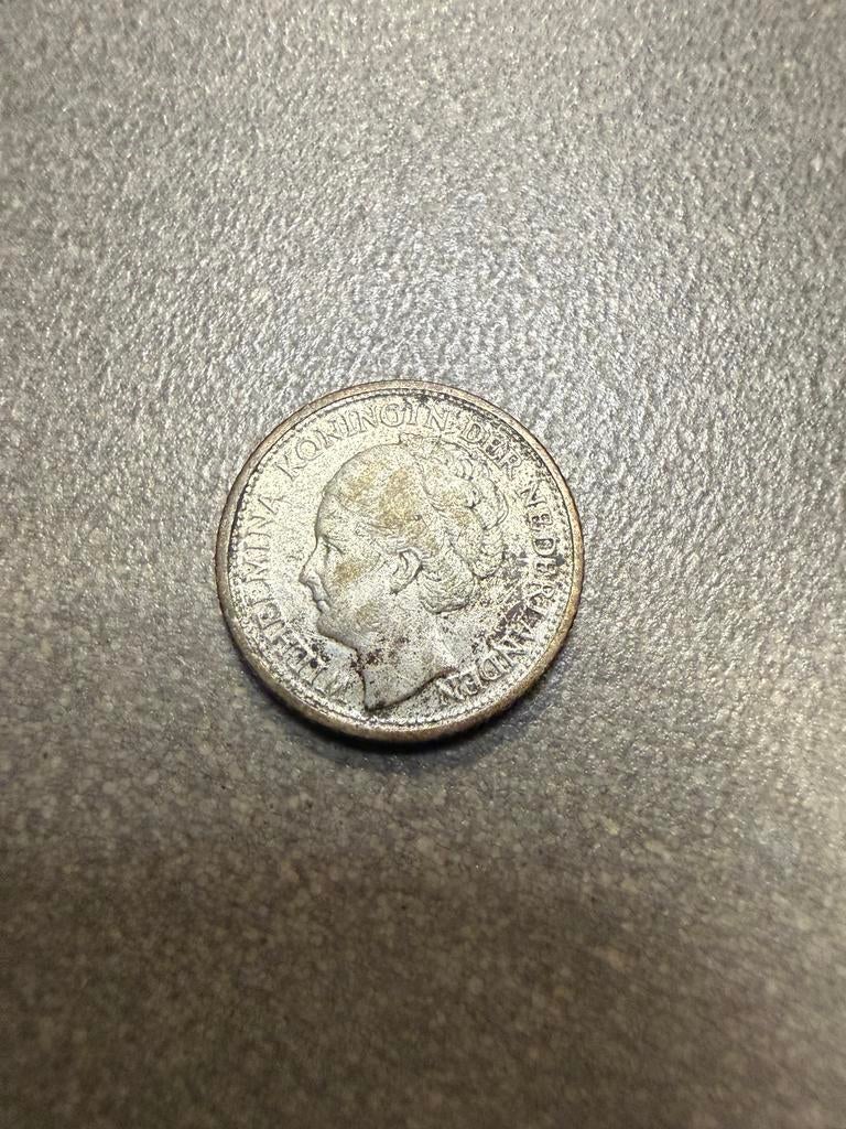 1941 Nederlandse 10 cent munt Koningin Wilhelmina 1941, Postzegels en Munten, Munten | Nederland, Ophalen of Verzenden, Koningin Wilhelmina