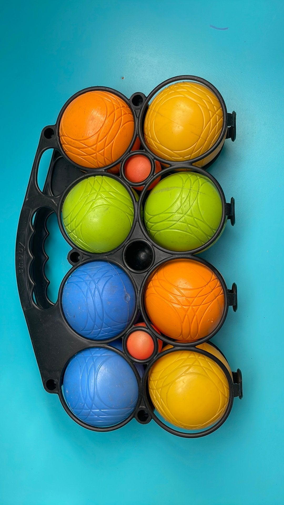 Jeu de boules, Ophalen, Gebruikt