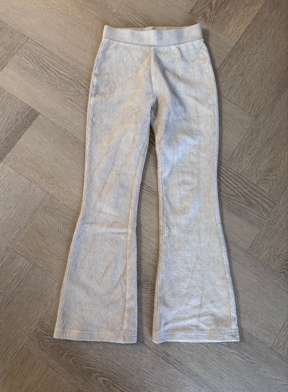 Terstal rib flared broek maat 134-140, ecru/beige, Ophalen of Verzenden, Zo goed als nieuw, Meisje, Broek
