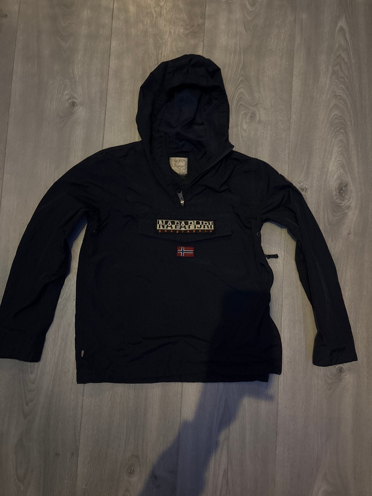 Napapijri Skidoo Anorak Jas Maat 14 (M), Ophalen of Verzenden, Zo goed als nieuw, Maat 38/40 (M), Blauw