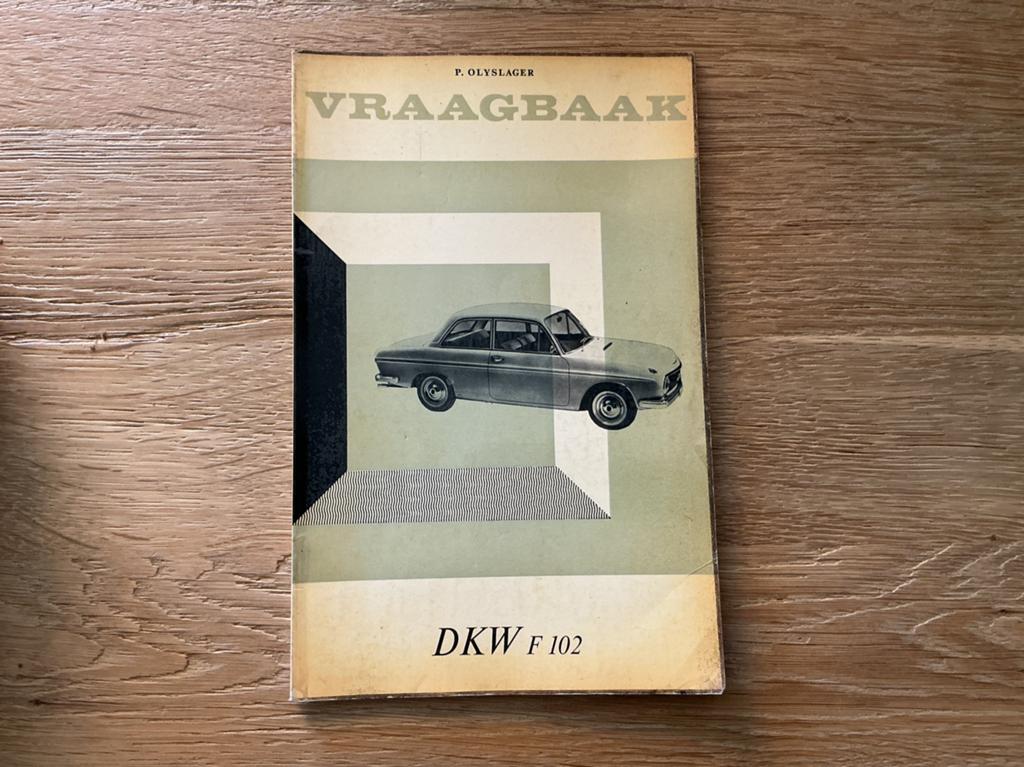 Vraagbaak DKW. F 102, Ophalen of Verzenden