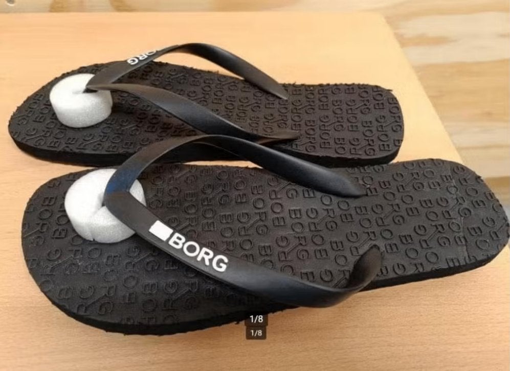 Bjorn borg Ryan 2 slippers nieuw heren maat 41 43 44, Zwart, Nieuw, Ophalen of Verzenden
