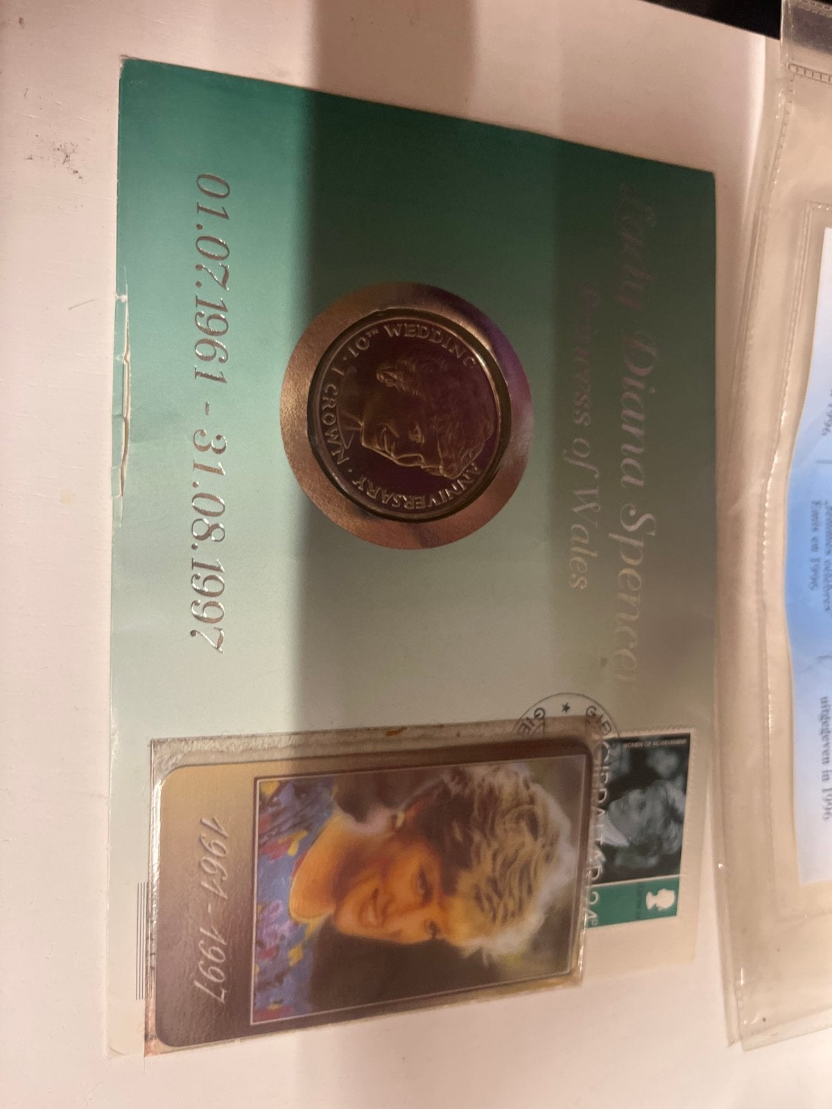Lady Diana Spencer Herdenkingsmunt - Prinses van Wales, Postzegels en Munten, Ophalen of Verzenden, Overige materialen, Buitenland
