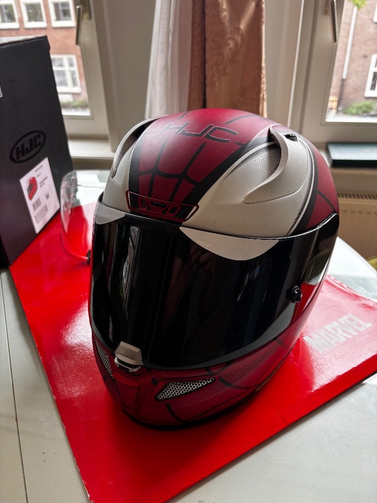 HJC RPHA 11 Spider-Man Marvel Integraalhelm – Maat M (MC1SF), M, Dames, HJC, Ophalen of Verzenden
