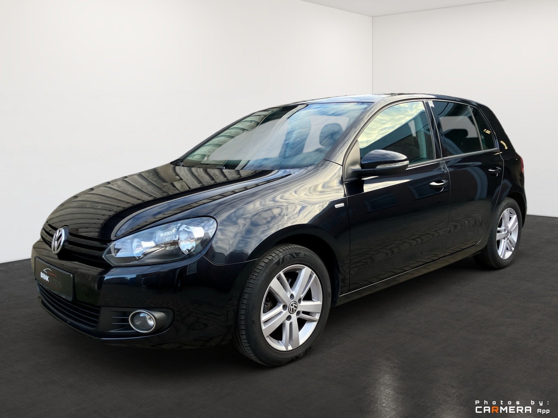 Volkswagen Golf 1.2 TSI 105ps 6bak Highline match navi leder, Auto's, Voorwielaandrijving, Gebruikt, Zwart, 4 cilinders