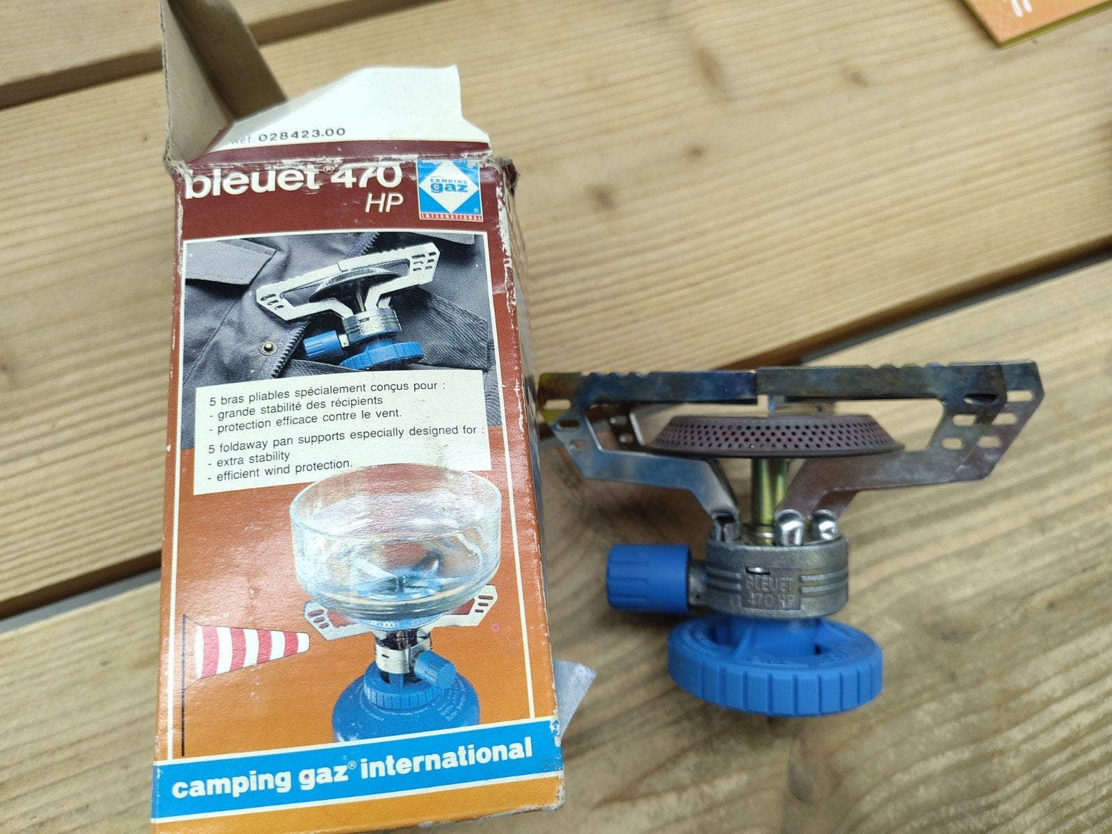 Campingaz Bleuet 470 HP Campingbrander - Compact en Stabiel, Ophalen of Verzenden, Gebruikt