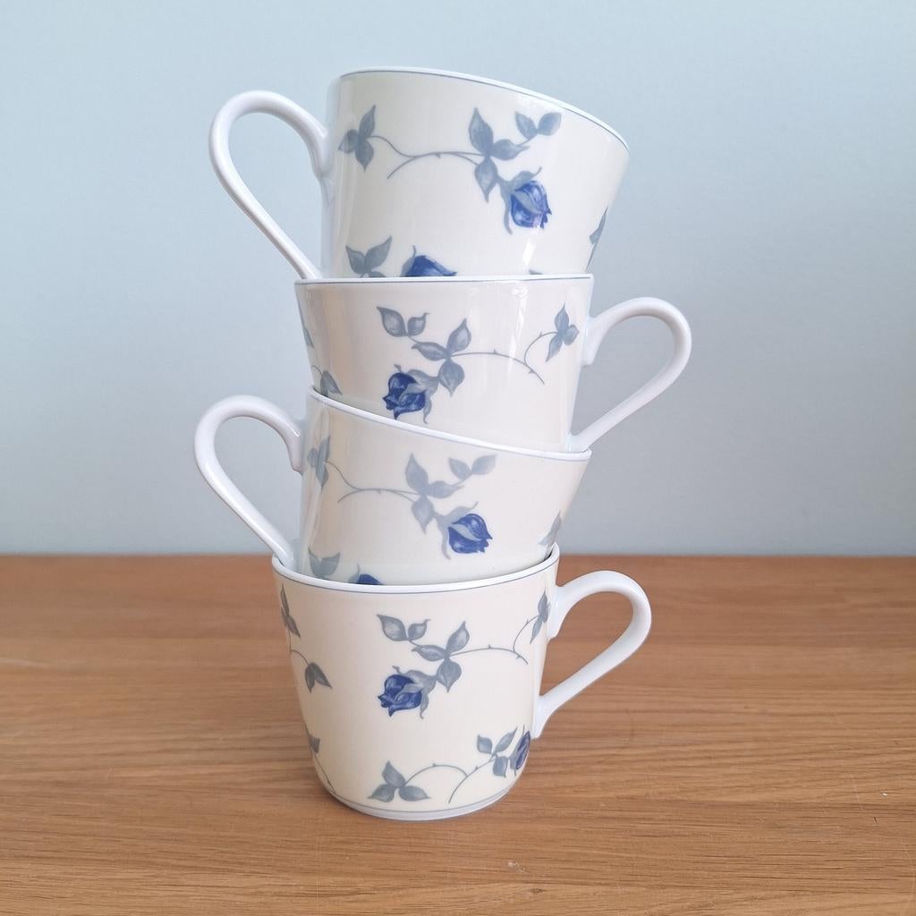 4x Wawel kopjes bloemen, Douwe Egberts, Huis en Inrichting, Keuken | Servies, Niet van toepassing, Niet van toepassing, Ophalen of Verzenden