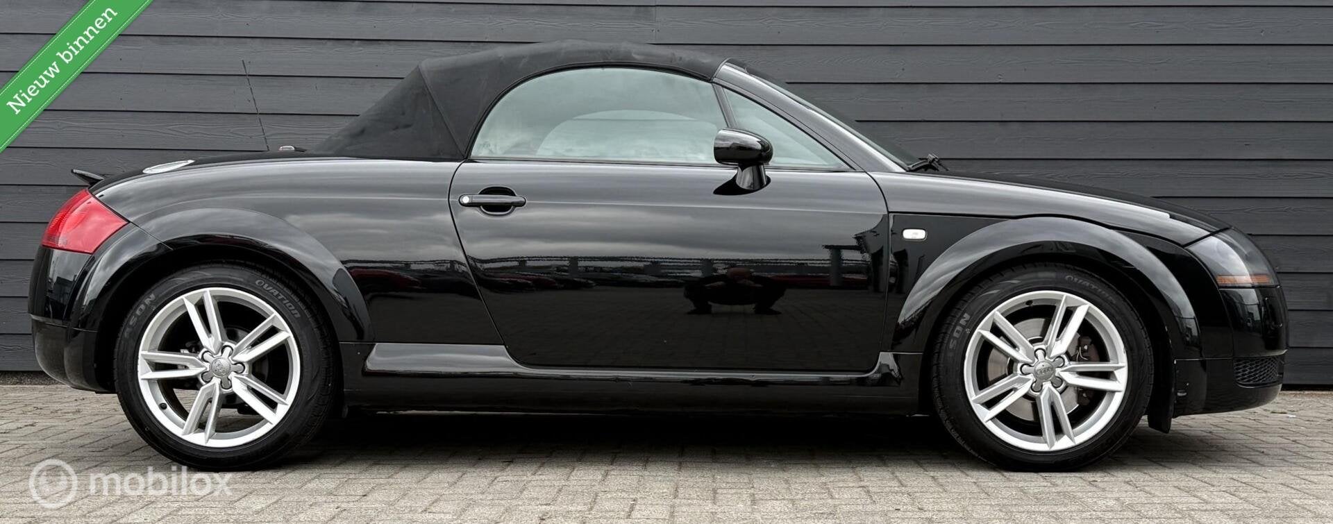 Audi TT Roadster 1.8 5V Turbo Automaat Leder/Clima/Cruise, Auto's, Audi, TT, 4 cilinders, 179 pk, Zwart