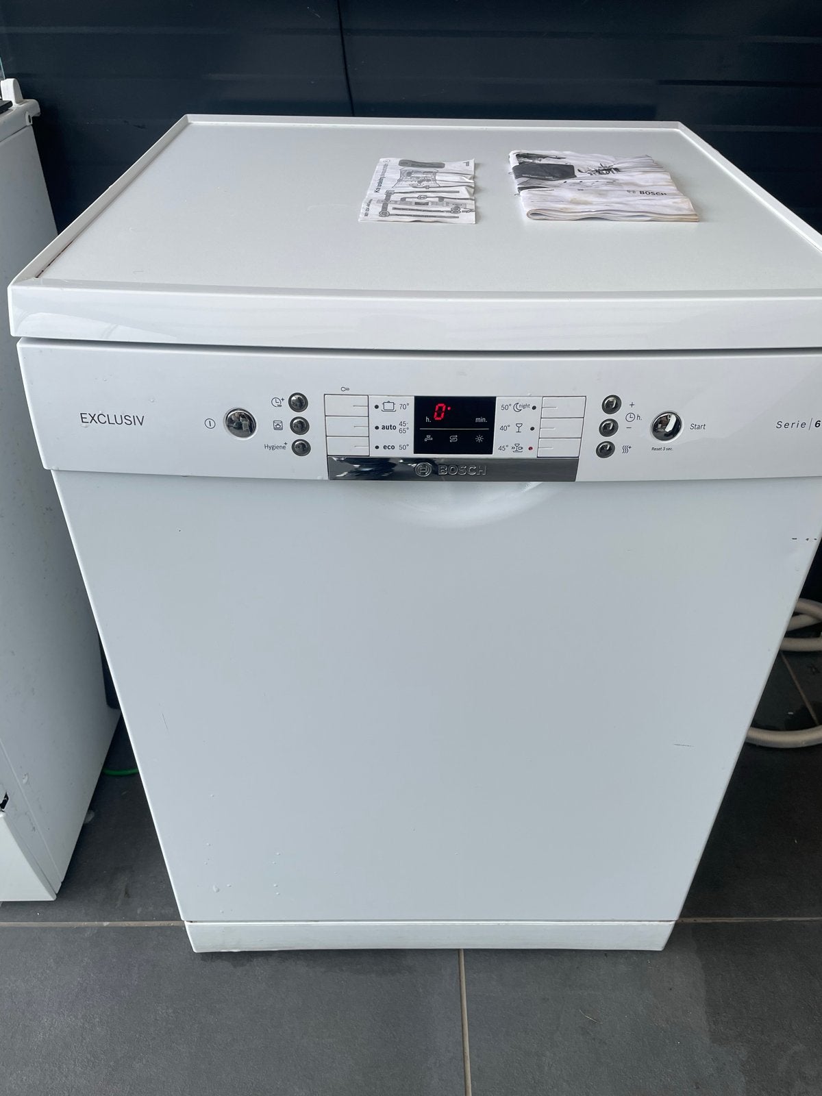 Bosch Serie 6 Exclusiv Vaatwasmachine, Ophalen, Minder dan 85 cm, 60 cm of meer, Zo goed als nieuw