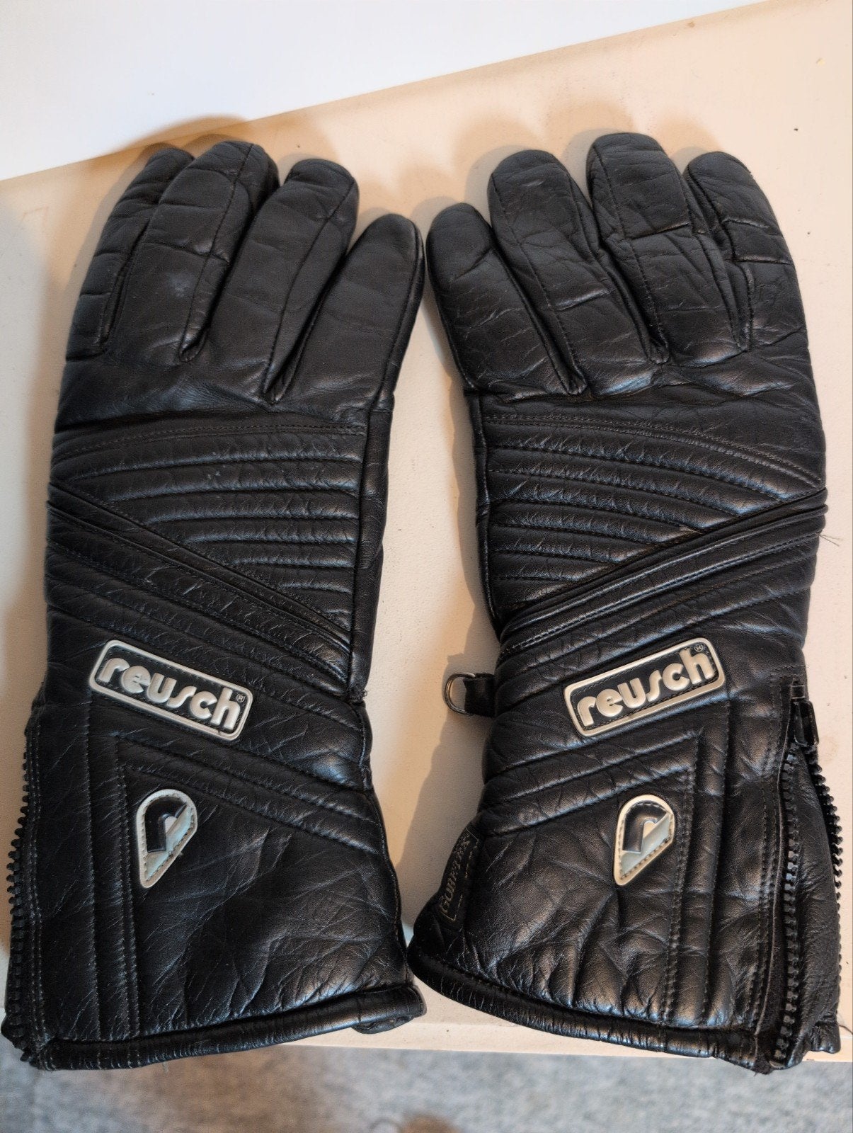 Unik Ultra leren chaps en Reusch handschoenen, Ophalen of Verzenden, Gedragen, Unik Ultra, Reusch