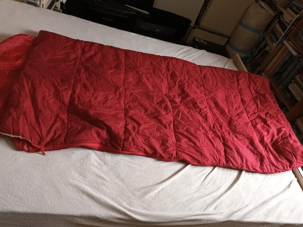 Ready bed slaapzak rood 185-86cm, Ophalen of Verzenden, Zo goed als nieuw