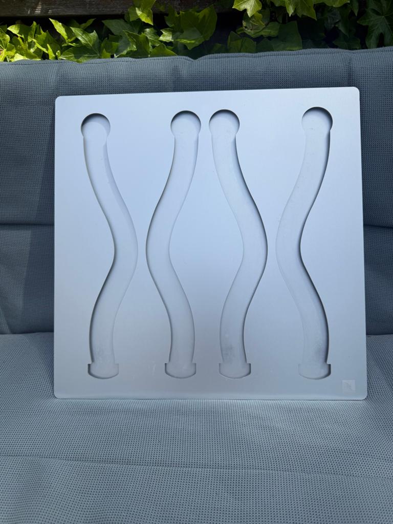 Nespresso cupjes houder - Aluminium wandhouder, Zilver, Ophalen of Verzenden, Metaal, Overige merken