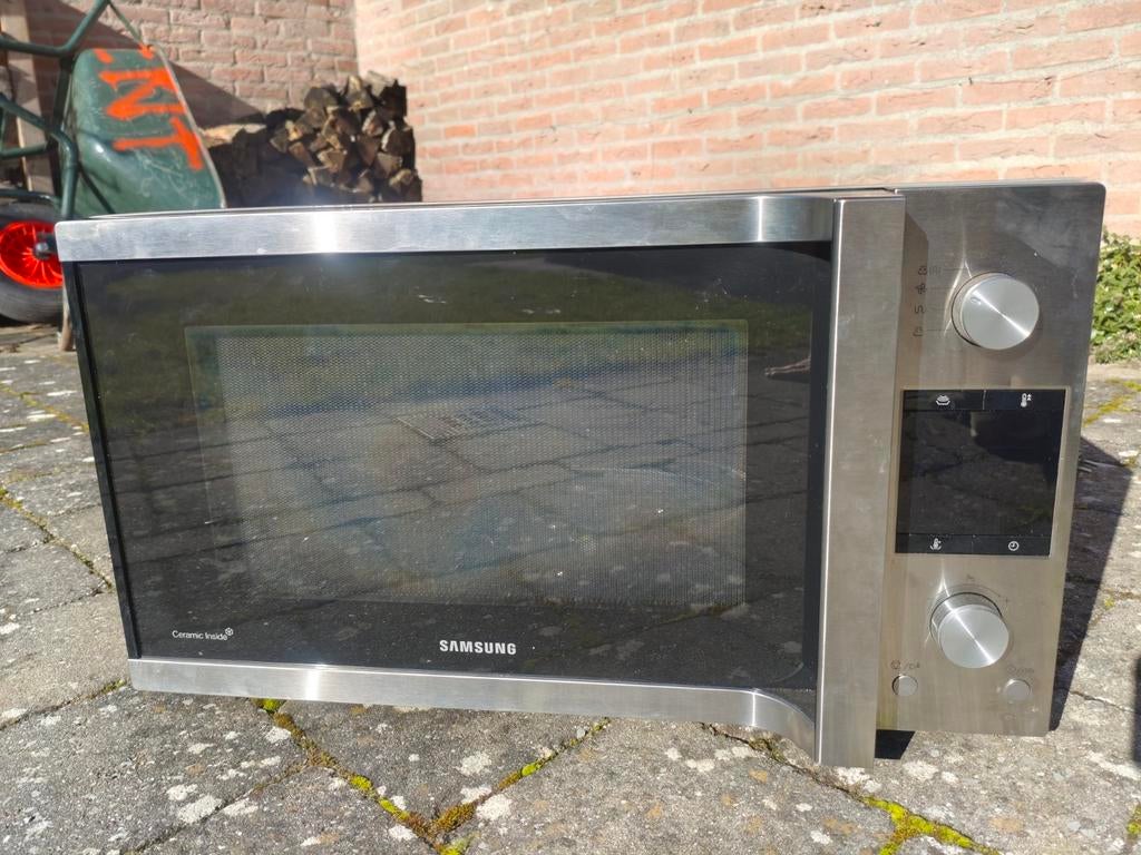 Samsung MC457TGRCSR Combimagnetron RVS - 45L, Witgoed en Apparatuur, Magnetrons, Ophalen