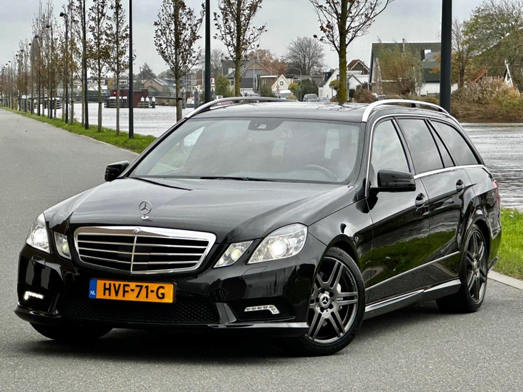 | Mercedes-Benz E500 | Airmatic NIEUWSTAAT, Auto's, Automaat, Achterwielaandrijving, Zwart, Leder