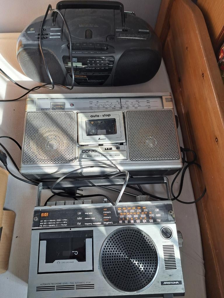 3 oudere radio's, Audio, Tv en Foto, Radio's, Ophalen