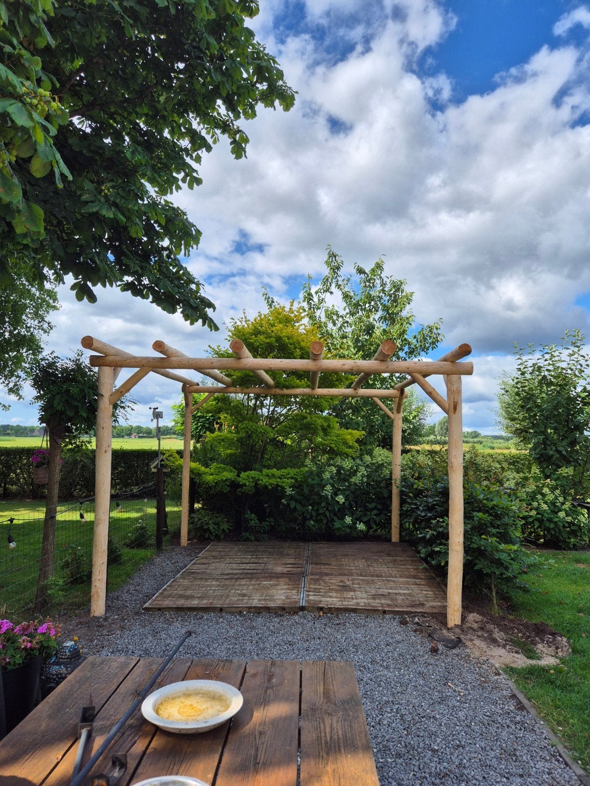 Pergola fijn spar palen, Ophalen