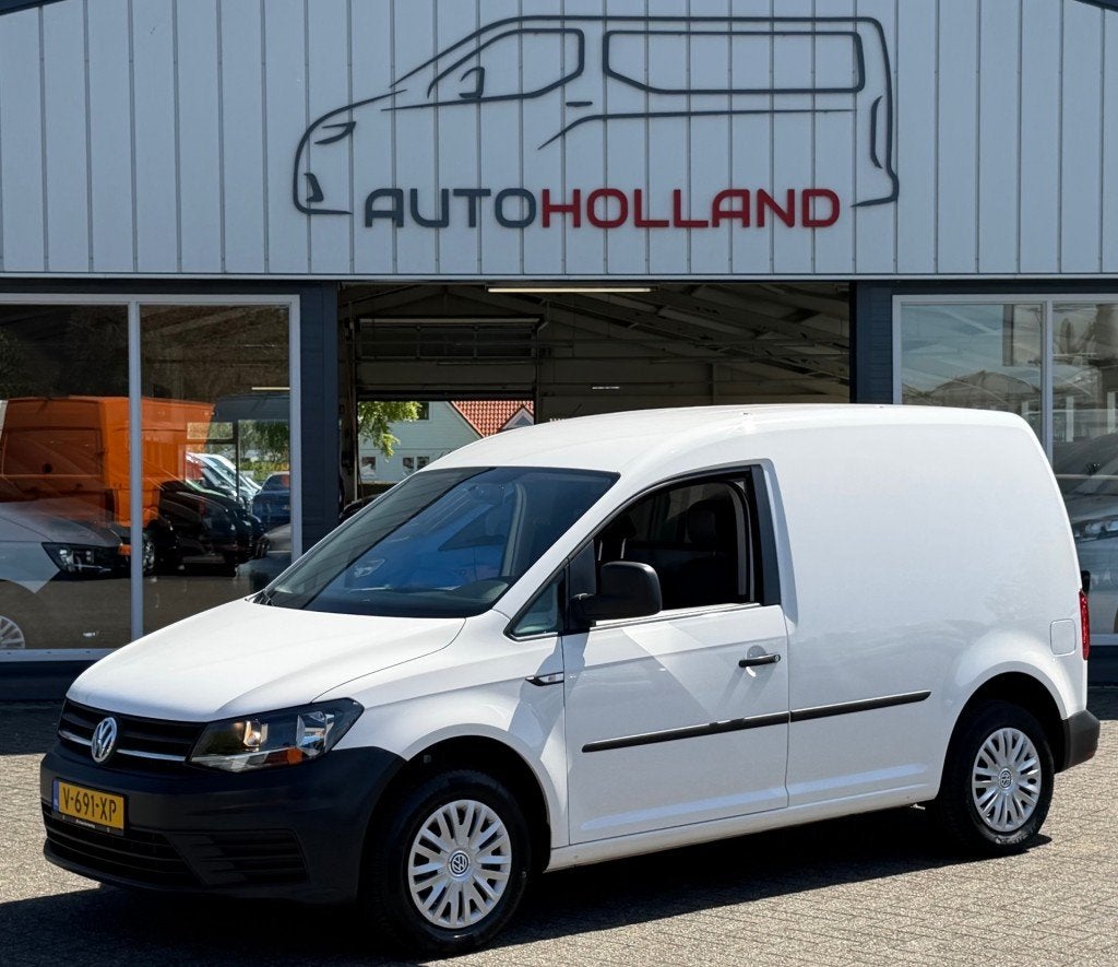 Volkswagen CADDY 2.0 TDI 55KW 75PK EURO 6 NAVIGATIE/ AIRCO/, Auto's, 680 kg, 4 cilinders, Volkswagen, Wit