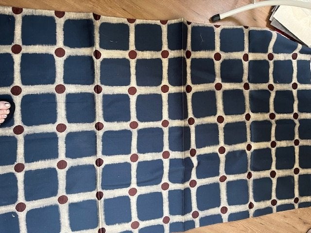 BD23-Luxe meubelstof Catai Notte, Overige kleuren, Verzenden, 120 cm of meer, Zo goed als nieuw