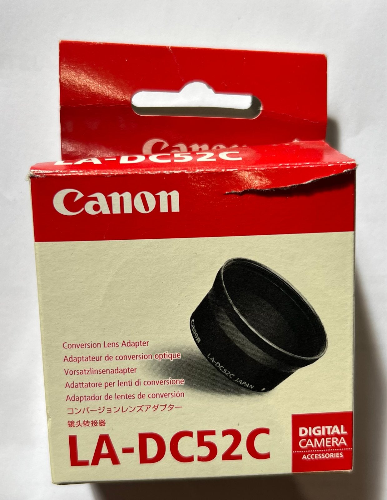 Canon LA-DC52C Conversielensadapter voor PowerShot A-serie, Ophalen, Gebruikt, Canon, Overige typen