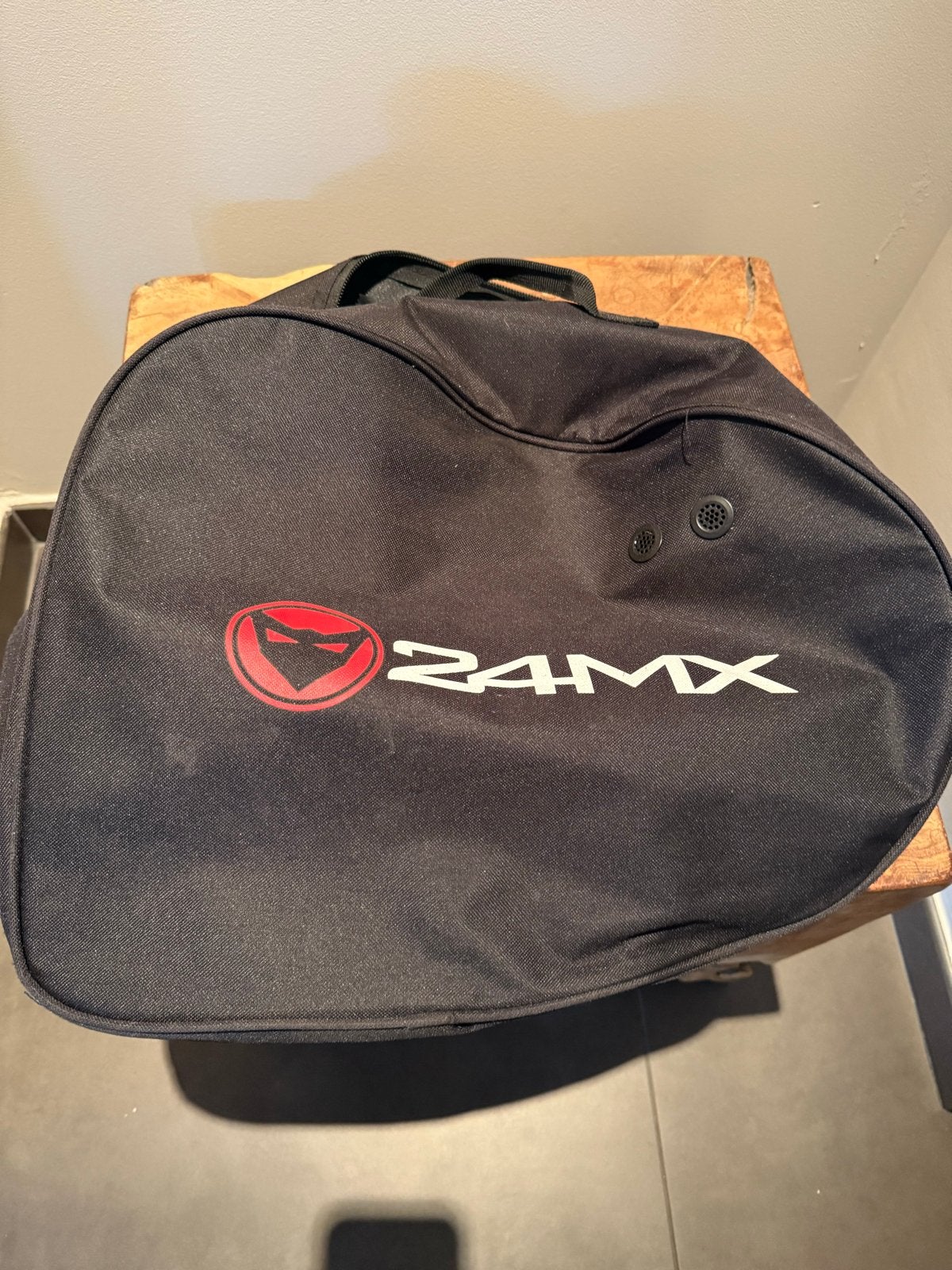 24MX Motocross/bmx  helmtas - Zwart, Ophalen of Verzenden, Gebruikt
