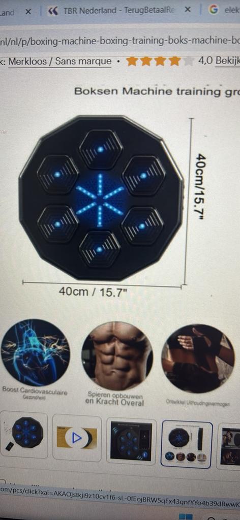 Box machine, Ophalen of Verzenden, Zo goed als nieuw, Apparaat