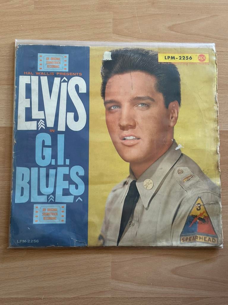 Elvis – G.I. Blues grammofoonplaat veel gebruikt, Gebruikt, Ophalen of Verzenden, 12 inch, Poprock