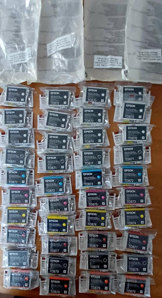 Epson inktcartridgesT0870/0871/0872/0873/0874/0877/0878/0879, Ophalen of Verzenden, Nieuw, Cartridge, Epson