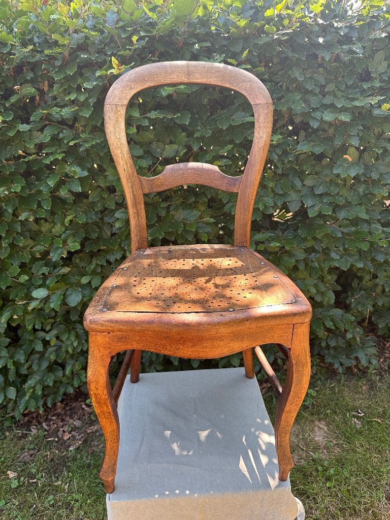 Antieke Louis Philippe eetkamerstoelen, Ophalen of Verzenden