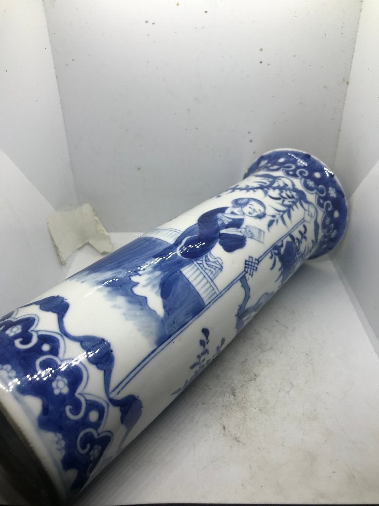 antiek chinees porselein rolwagen vaas, Ophalen of Verzenden