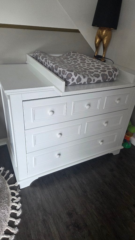 Bopita Charlotte, commode en ledikant., Ophalen, Zo goed als nieuw, Jongetje of Meisje