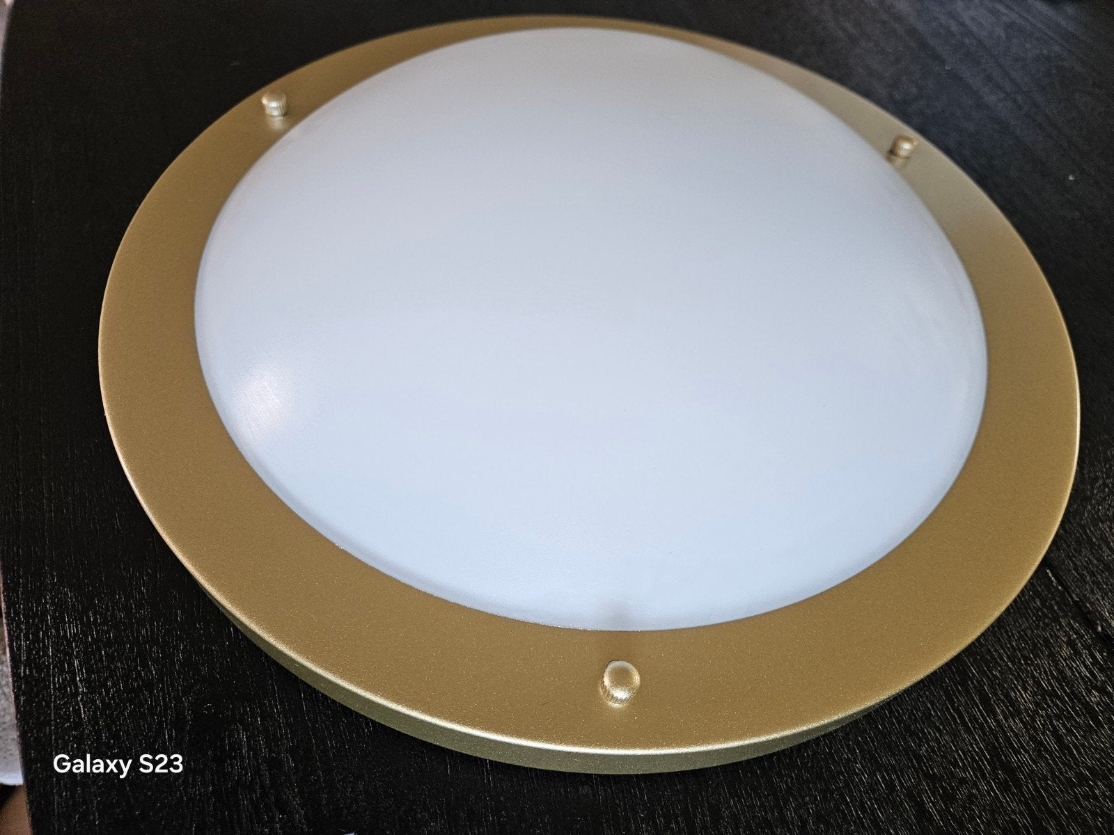 Aqua Vive Plafondlamp Goud IP44 E27 Spatwaterdicht, Nieuw, Glas, Waterbestendig, Goud