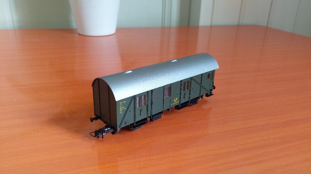 Roco DB Postwagen 44255, Gelijkstroom, Wagon, Ophalen of Verzenden, Zo goed als nieuw